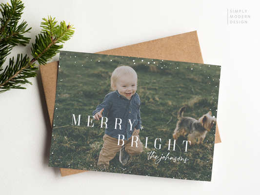 merry + bright minimalist