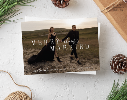 minimalist merry + almost married full photo