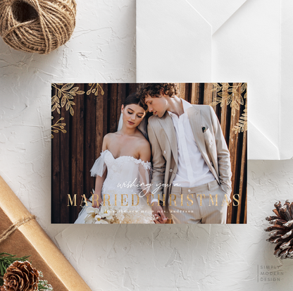 gold holiday wedding